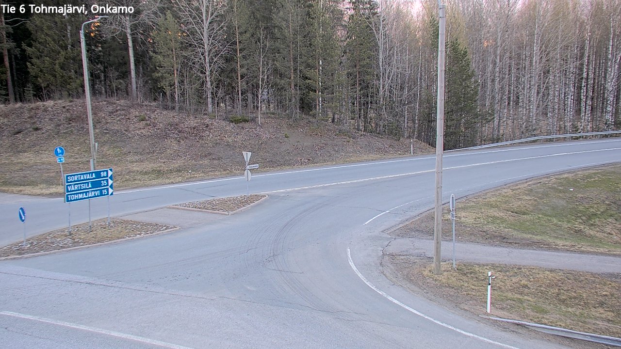 Weather Camera Image Road 6 Tohmajärvi, Onkamo, Tohmajärvi, Pohjois-Karjala