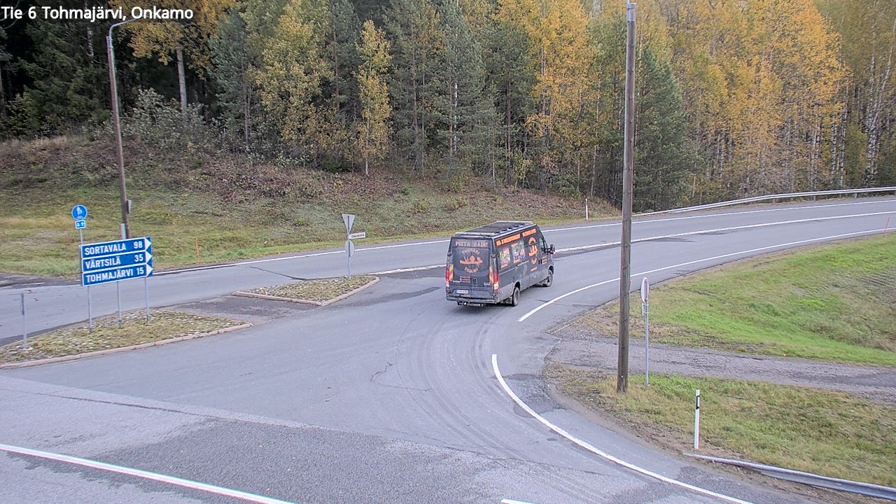 Weather Camera Image Road 6 Tohmajärvi, Onkamo, Tohmajärvi, Pohjois-Karjala