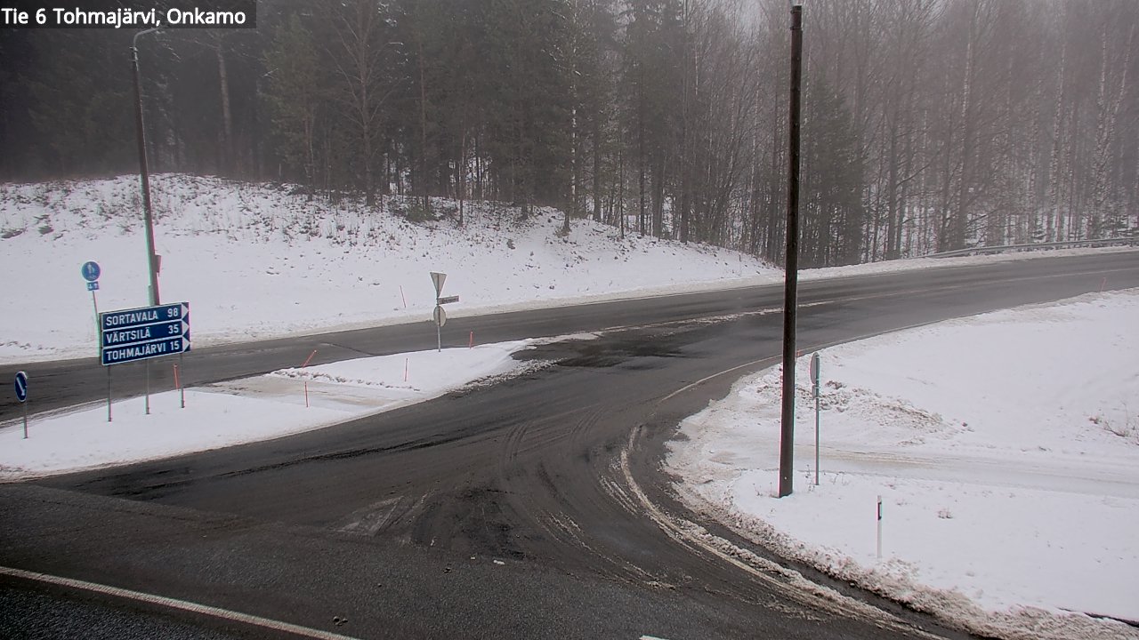 Weather Camera Image Väg 6 Tohmajärvi, Onkamo, Tohmajärvi, Pohjois-Karjala