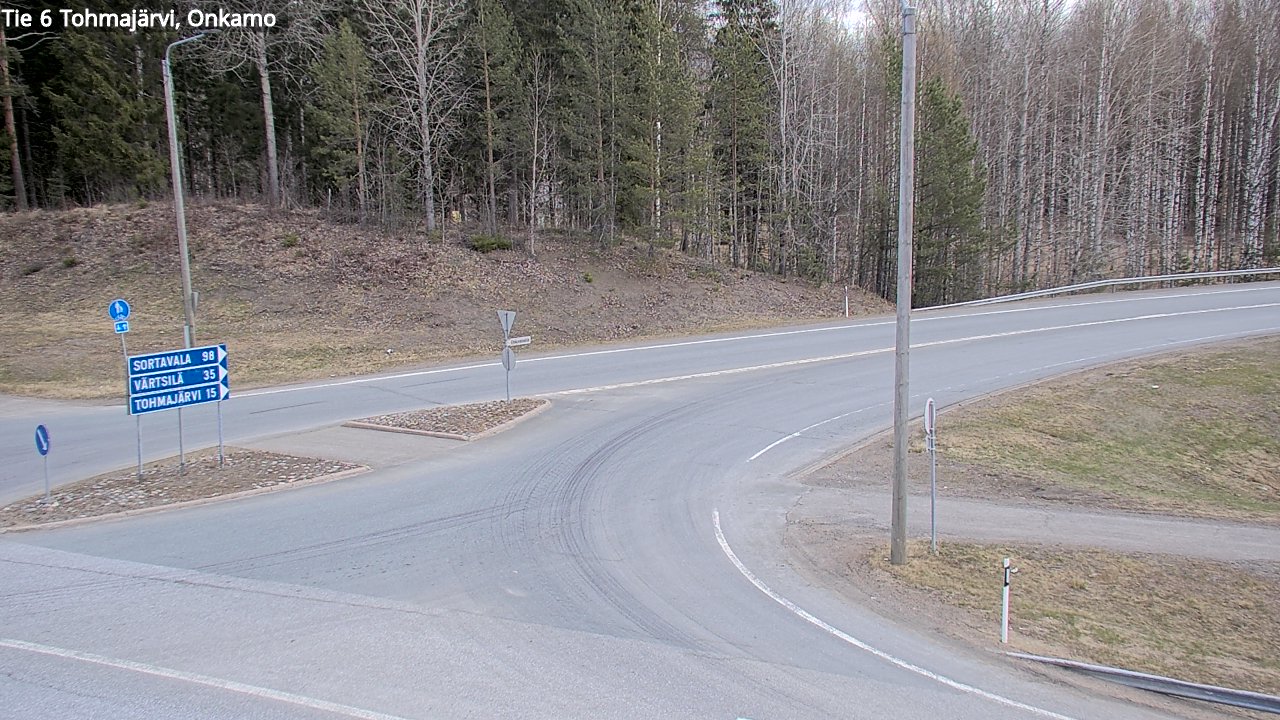 Weather Camera Image Road 6 Tohmajärvi, Onkamo, Tohmajärvi, Pohjois-Karjala