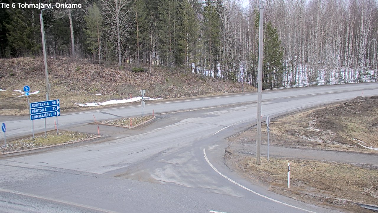 Kelikamerat Kuva Tie 6 Tohmajärvi, Onkamo, Tohmajärvi, Pohjois-Karjala