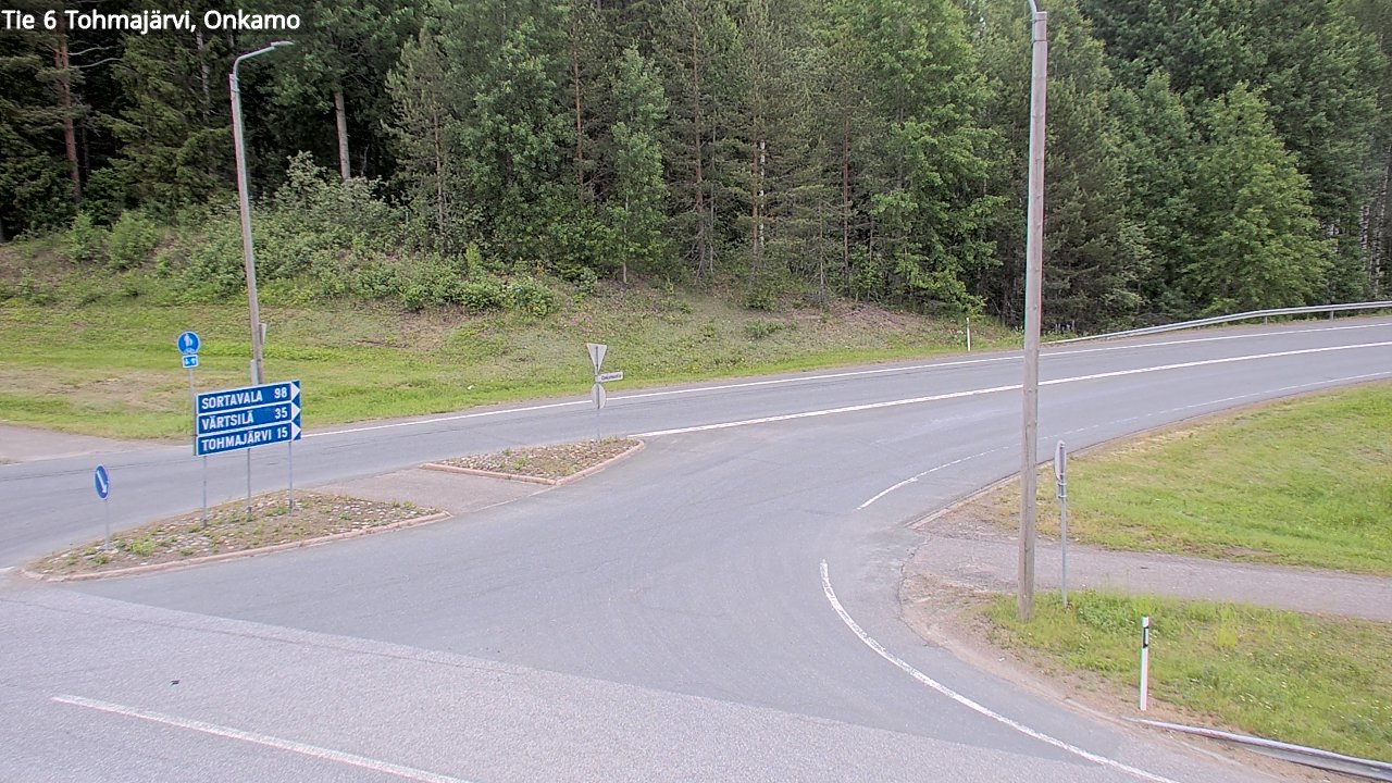 Kelikamerat Kuva Tie 6 Tohmajärvi, Onkamo, Tohmajärvi, Pohjois-Karjala