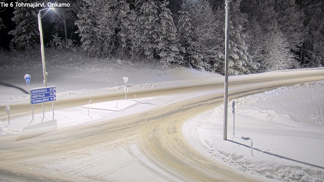 Kelikamerat Kuva Tie 6 Tohmajärvi, Onkamo, Tohmajärvi, Pohjois-Karjala