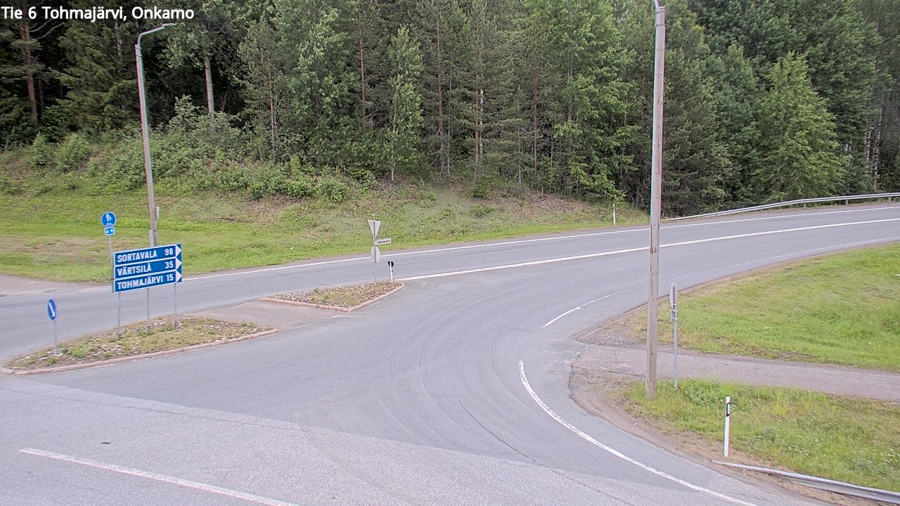 Weather Camera Image Road 6 Tohmajärvi, Onkamo, Tohmajärvi, Pohjois-Karjala