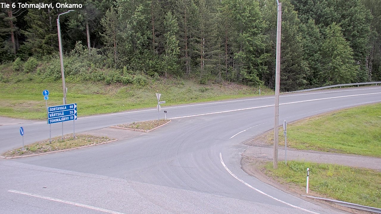 Weather Camera Image Road 6 Tohmajärvi, Onkamo, Tohmajärvi, Pohjois-Karjala