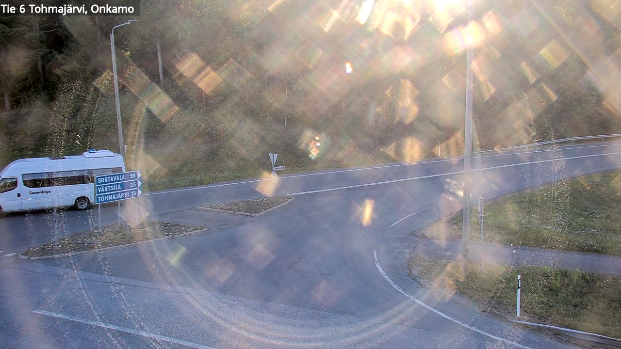 Weather Camera Image Väg 6 Tohmajärvi, Onkamo, Tohmajärvi, Pohjois-Karjala