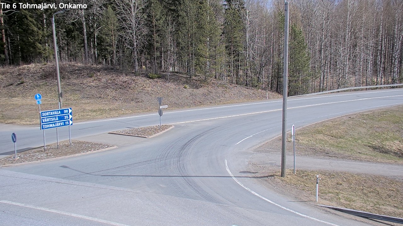 Weather Camera Image Road 6 Tohmajärvi, Onkamo, Tohmajärvi, Pohjois-Karjala