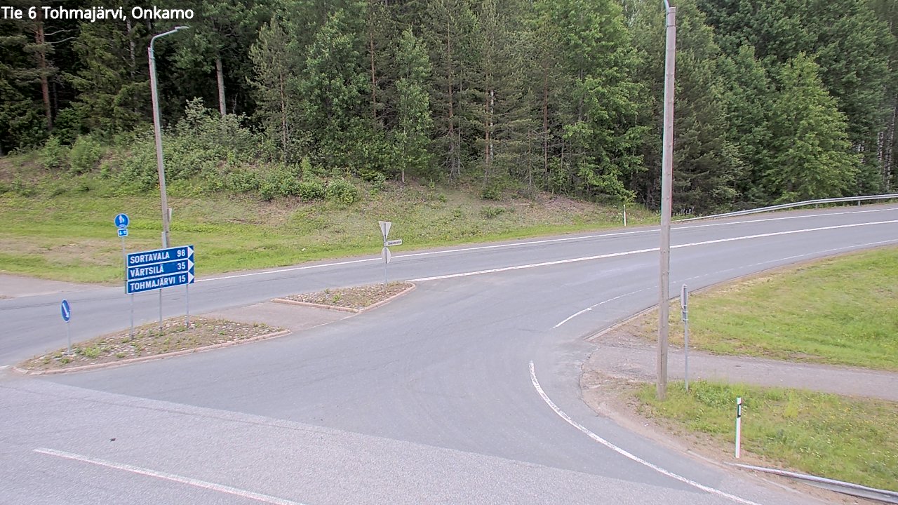Kelikamerat Kuva Tie 6 Tohmajärvi, Onkamo, Tohmajärvi, Pohjois-Karjala