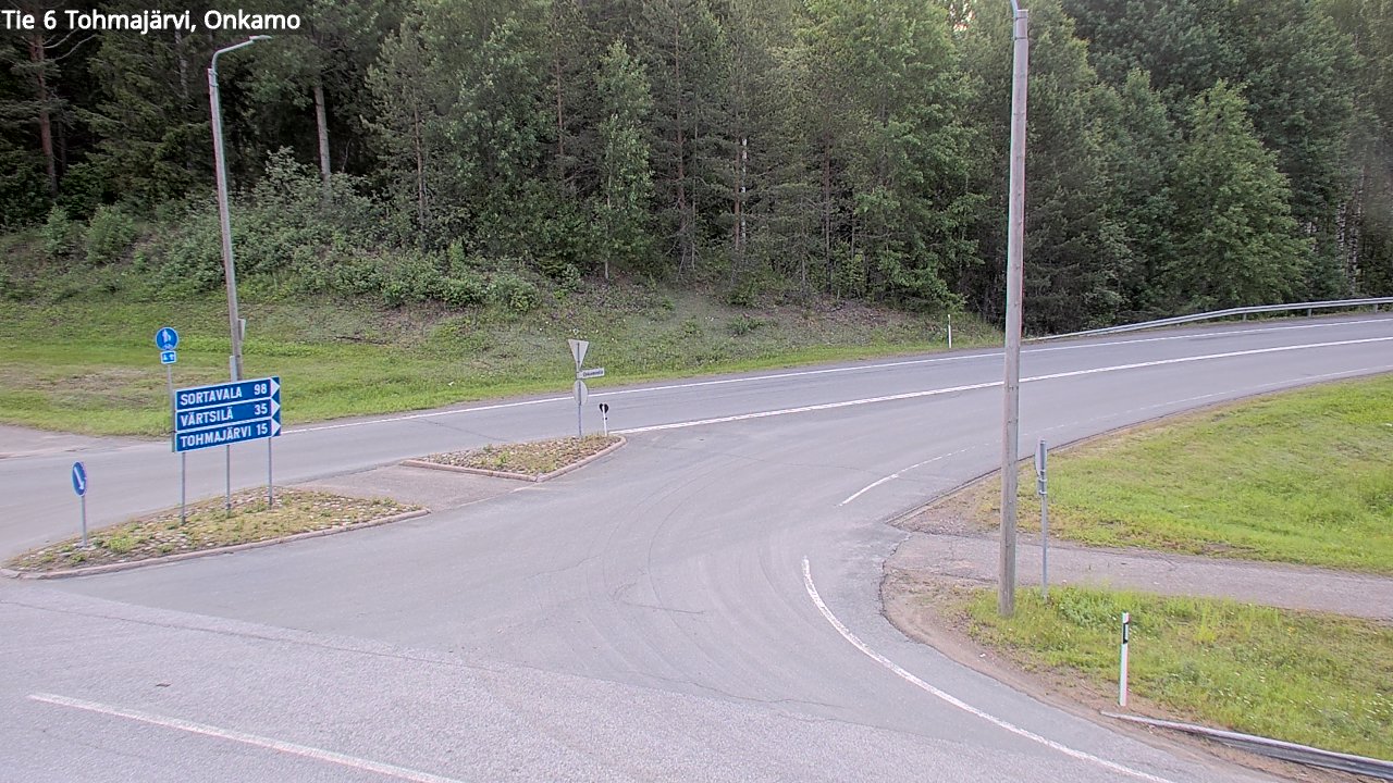 Weather Camera Image Road 6 Tohmajärvi, Onkamo, Tohmajärvi, Pohjois-Karjala