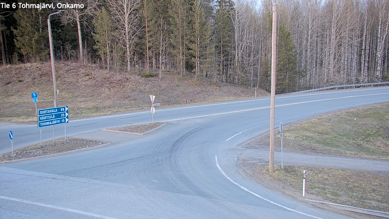 Weather Camera Image Road 6 Tohmajärvi, Onkamo, Tohmajärvi, Pohjois-Karjala