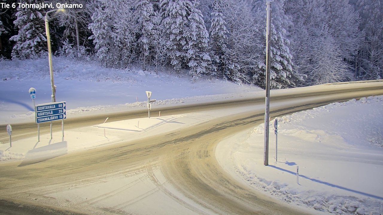 Kelikamerat Kuva Tie 6 Tohmajärvi, Onkamo, Tohmajärvi, Pohjois-Karjala