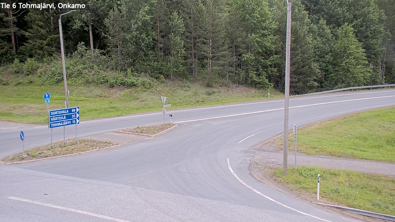 Weather Camera Image Road 6 Tohmajärvi, Onkamo, Tohmajärvi, Pohjois-Karjala