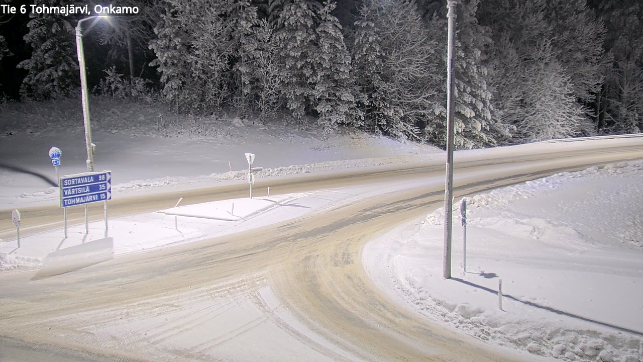 Kelikamerat Kuva Tie 6 Tohmajärvi, Onkamo, Tohmajärvi, Pohjois-Karjala