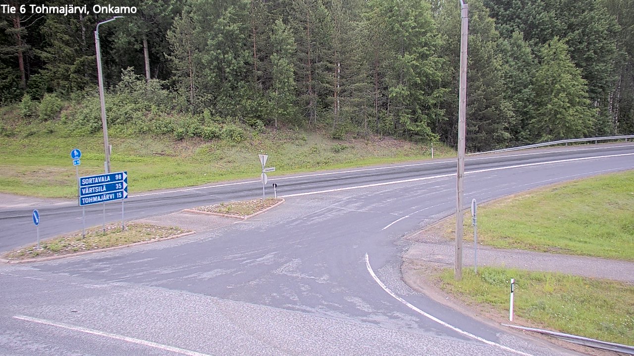 Weather Camera Image Road 6 Tohmajärvi, Onkamo, Tohmajärvi, Pohjois-Karjala