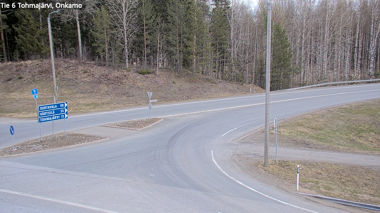 Weather Camera Image Road 6 Tohmajärvi, Onkamo, Tohmajärvi, Pohjois-Karjala