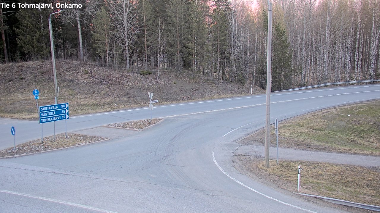 Weather Camera Image Road 6 Tohmajärvi, Onkamo, Tohmajärvi, Pohjois-Karjala
