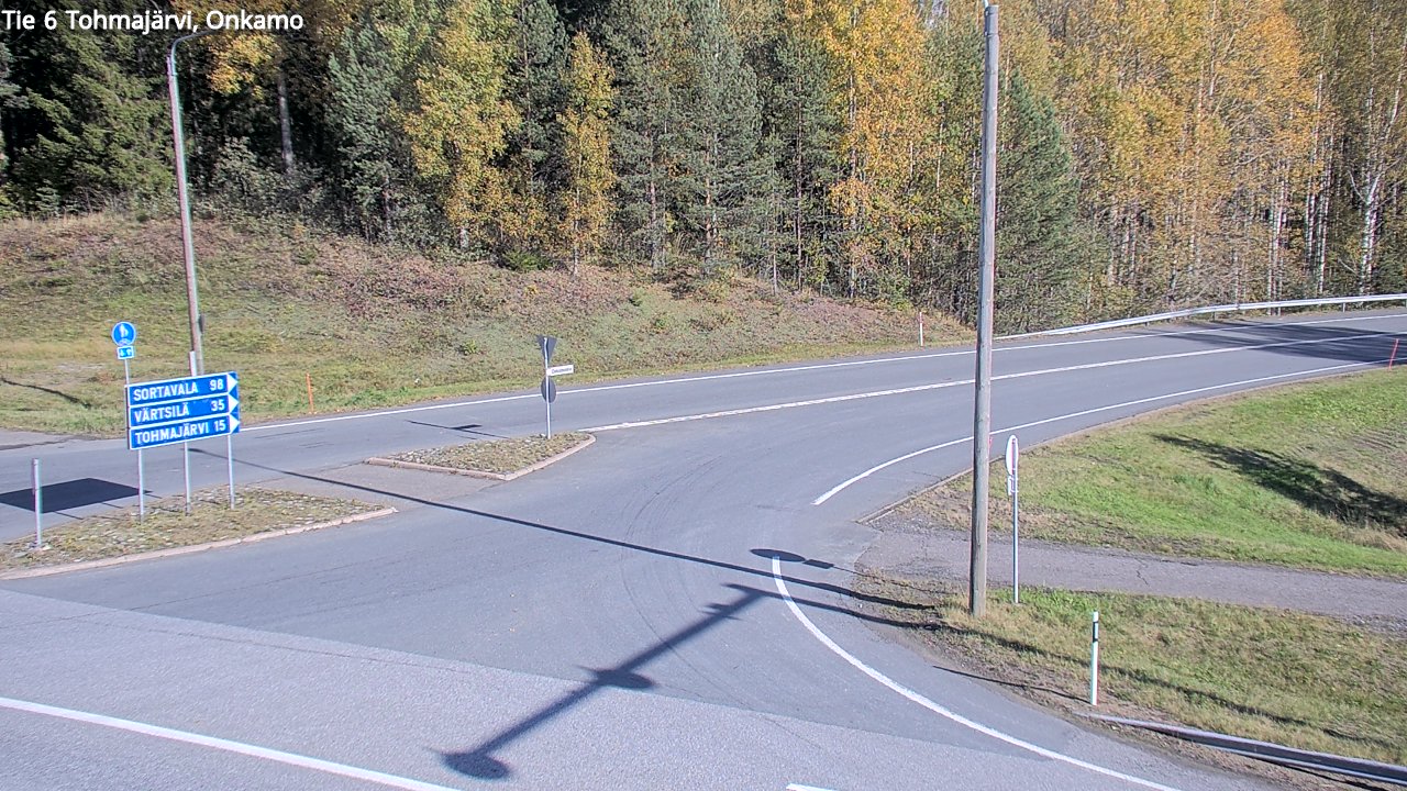 Weather Camera Image Väg 6 Tohmajärvi, Onkamo, Tohmajärvi, Pohjois-Karjala