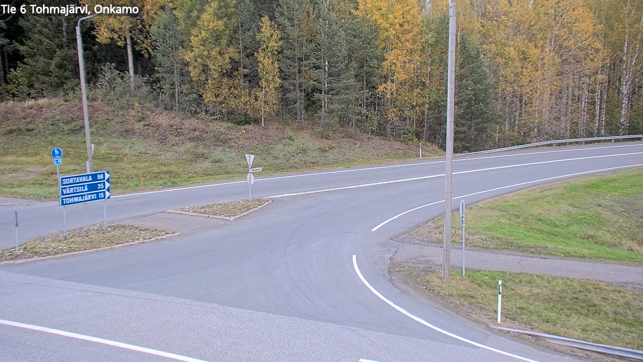 Weather Camera Image Väg 6 Tohmajärvi, Onkamo, Tohmajärvi, Pohjois-Karjala