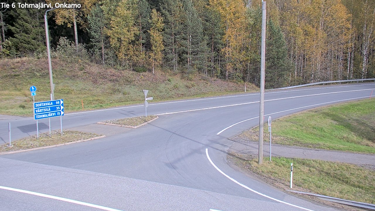 Weather Camera Image Väg 6 Tohmajärvi, Onkamo, Tohmajärvi, Pohjois-Karjala