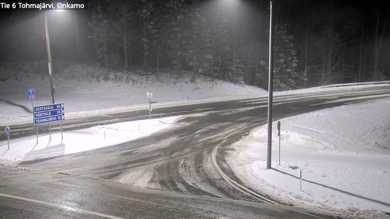 Weather Camera Image Väg 6 Tohmajärvi, Onkamo, Tohmajärvi, Pohjois-Karjala