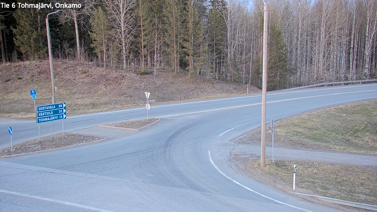 Weather Camera Image Road 6 Tohmajärvi, Onkamo, Tohmajärvi, Pohjois-Karjala