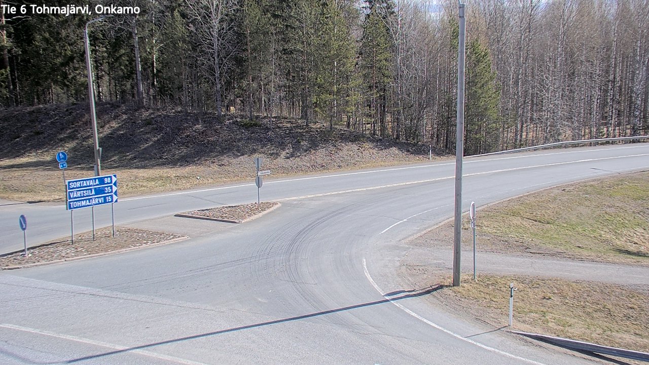 Weather Camera Image Road 6 Tohmajärvi, Onkamo, Tohmajärvi, Pohjois-Karjala
