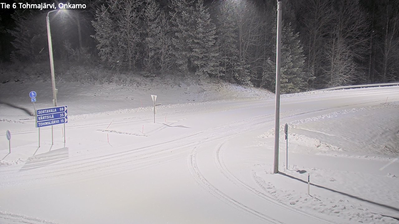 Kelikamerat Kuva Tie 6 Tohmajärvi, Onkamo, Tohmajärvi, Pohjois-Karjala