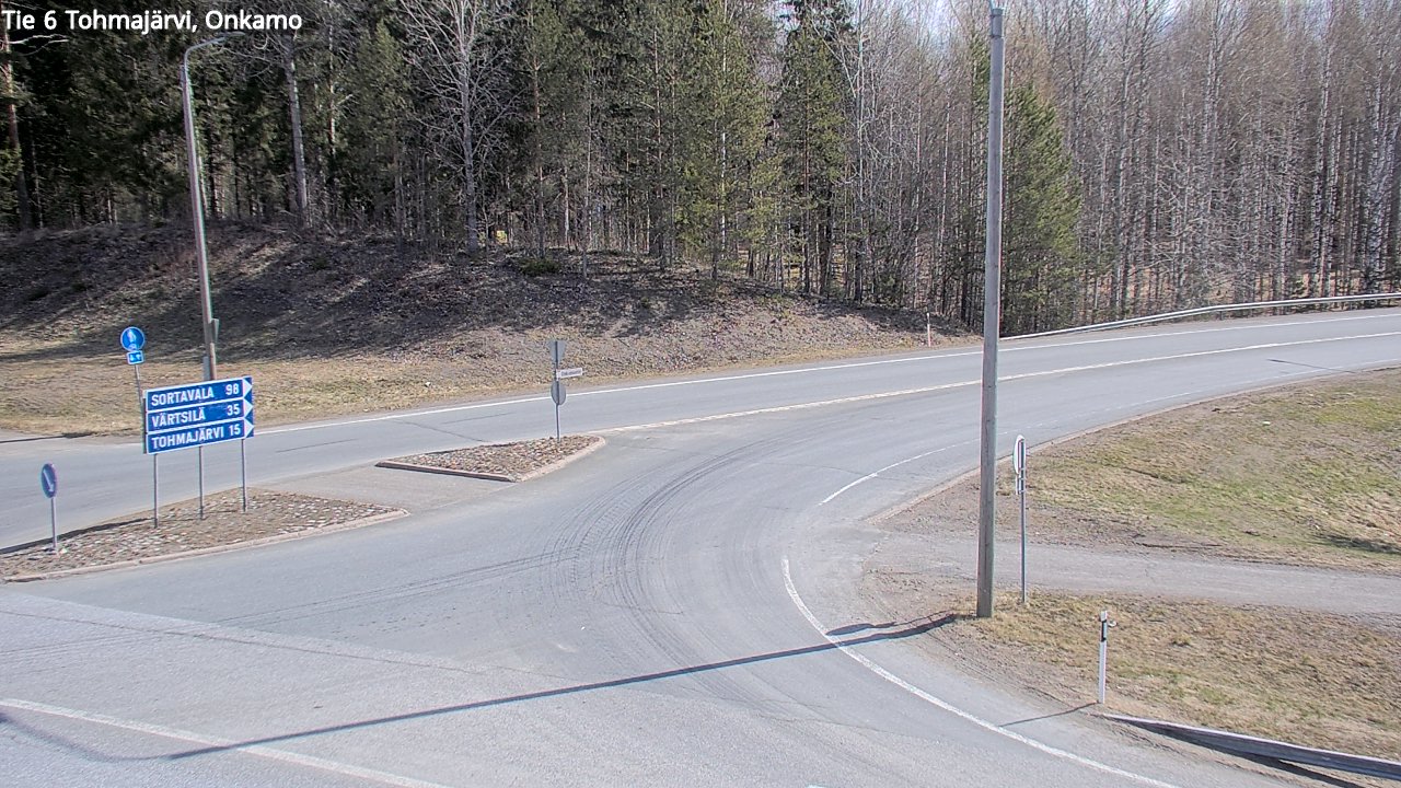 Weather Camera Image Road 6 Tohmajärvi, Onkamo, Tohmajärvi, Pohjois-Karjala