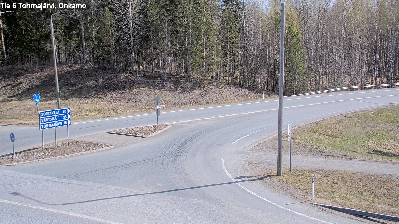 Weather Camera Image Väg 6 Tohmajärvi, Onkamo, Tohmajärvi, Pohjois-Karjala