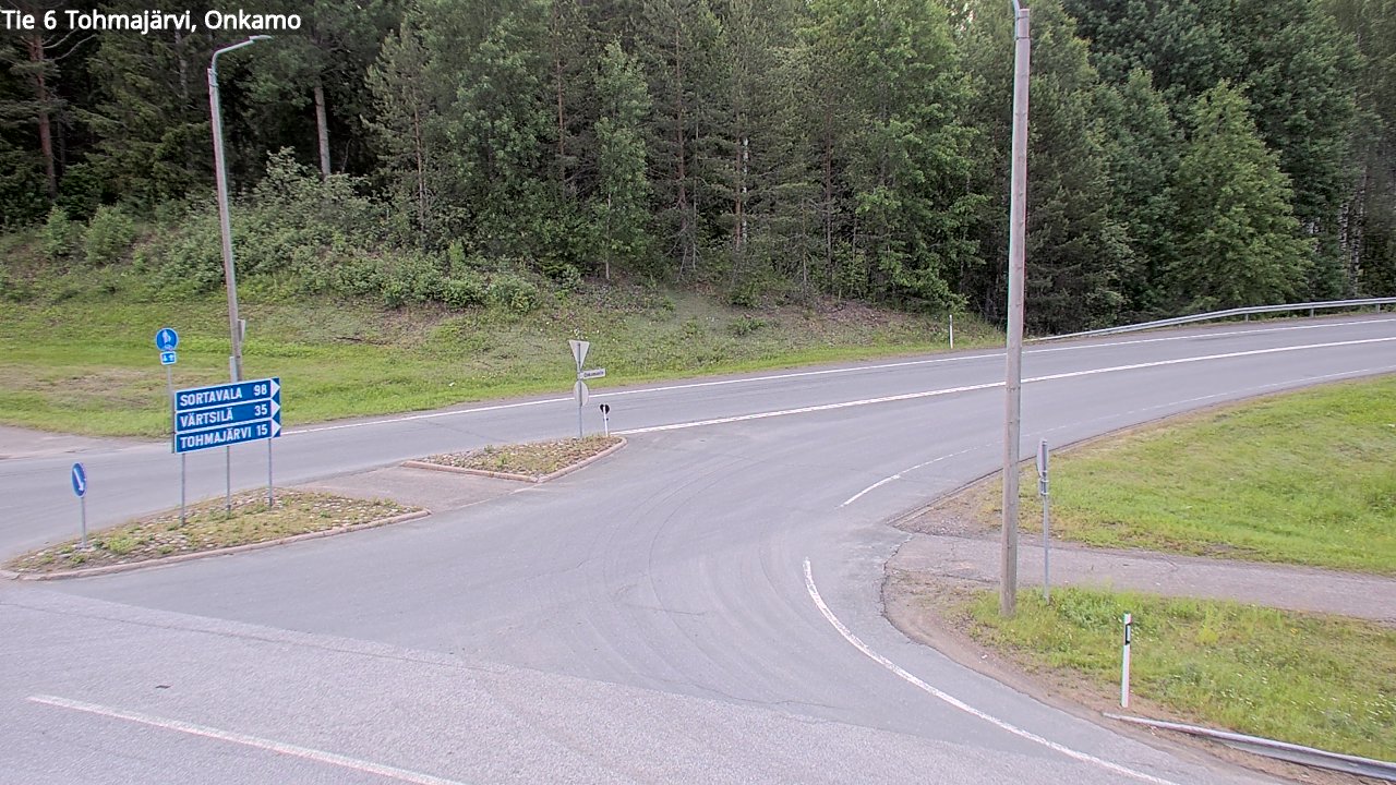 Weather Camera Image Road 6 Tohmajärvi, Onkamo, Tohmajärvi, Pohjois-Karjala
