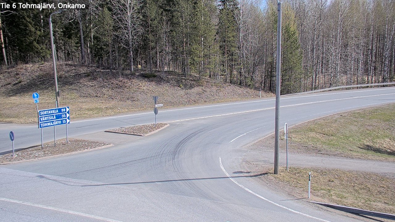 Weather Camera Image Väg 6 Tohmajärvi, Onkamo, Tohmajärvi, Pohjois-Karjala