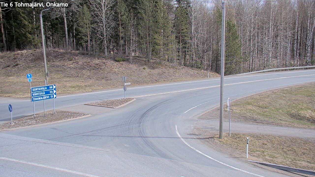 Weather Camera Image Road 6 Tohmajärvi, Onkamo, Tohmajärvi, Pohjois-Karjala