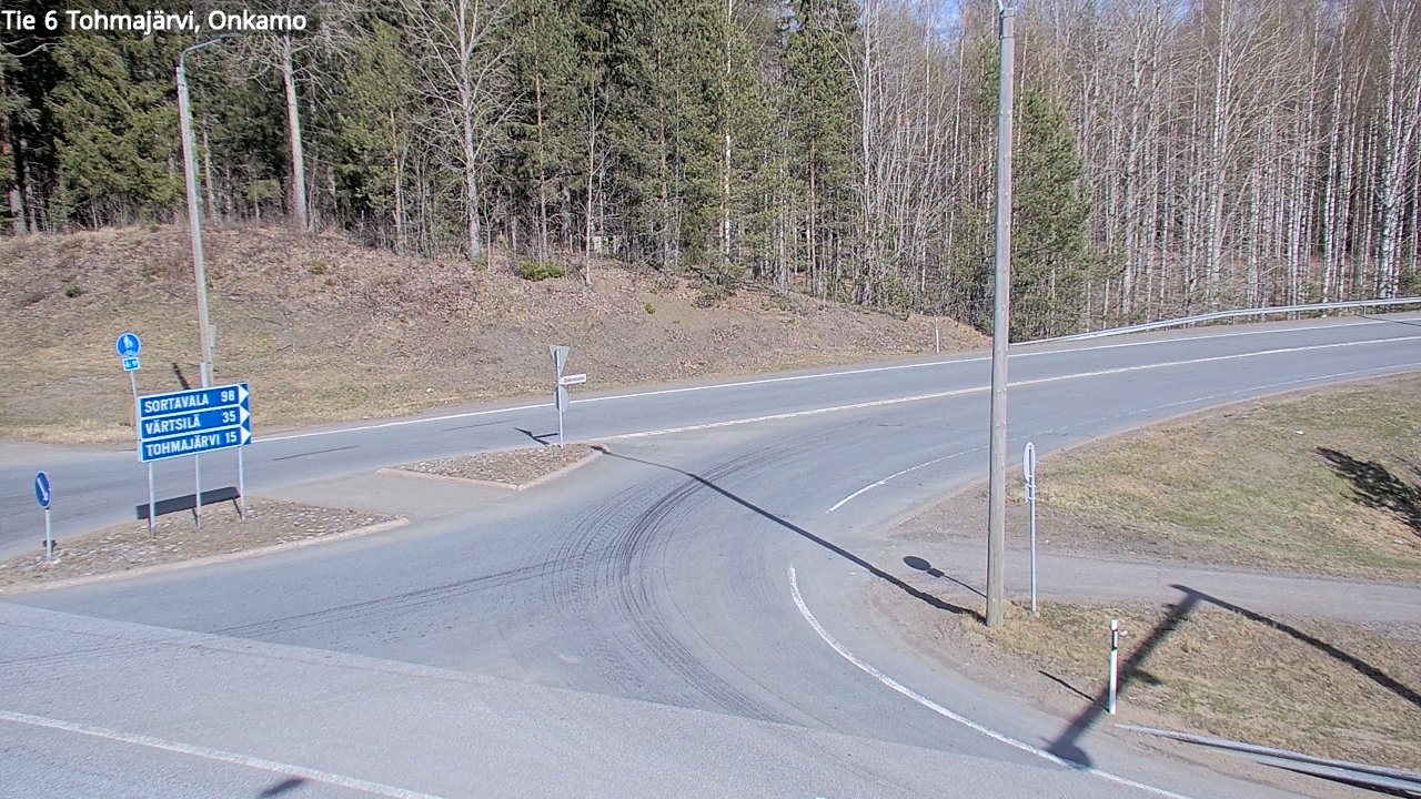 Weather Camera Image Road 6 Tohmajärvi, Onkamo, Tohmajärvi, Pohjois-Karjala