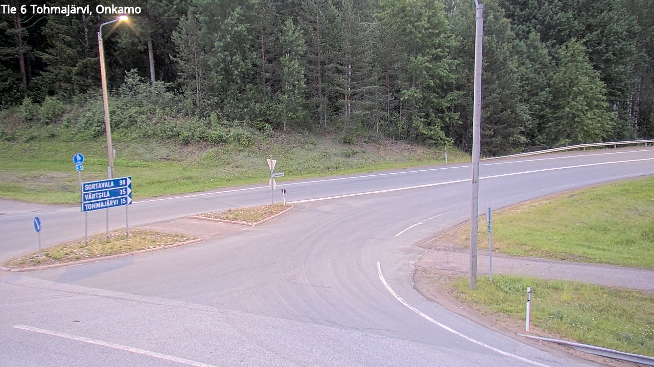 Weather Camera Image Road 6 Tohmajärvi, Onkamo, Tohmajärvi, Pohjois-Karjala