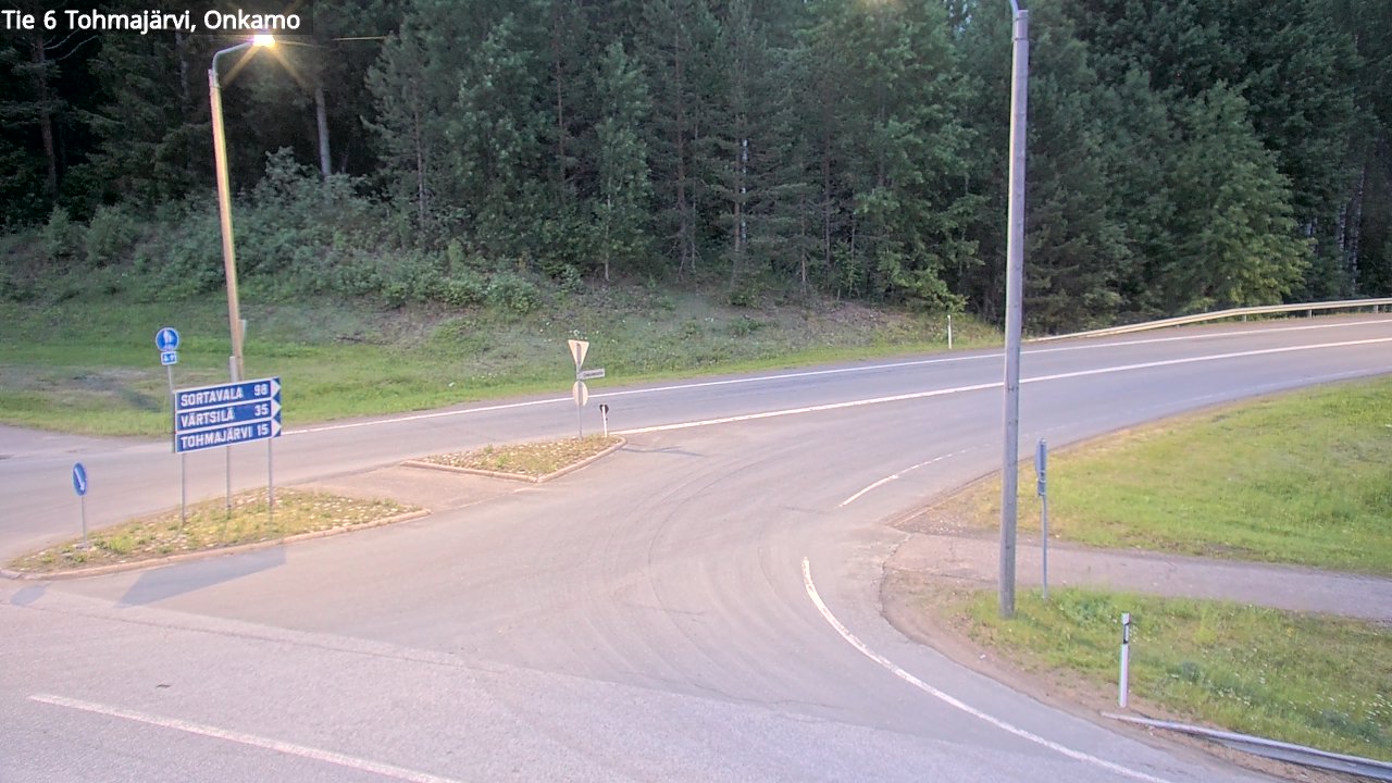 Weather Camera Image Road 6 Tohmajärvi, Onkamo, Tohmajärvi, Pohjois-Karjala
