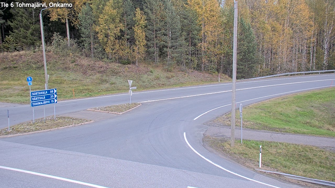 Weather Camera Image Väg 6 Tohmajärvi, Onkamo, Tohmajärvi, Pohjois-Karjala