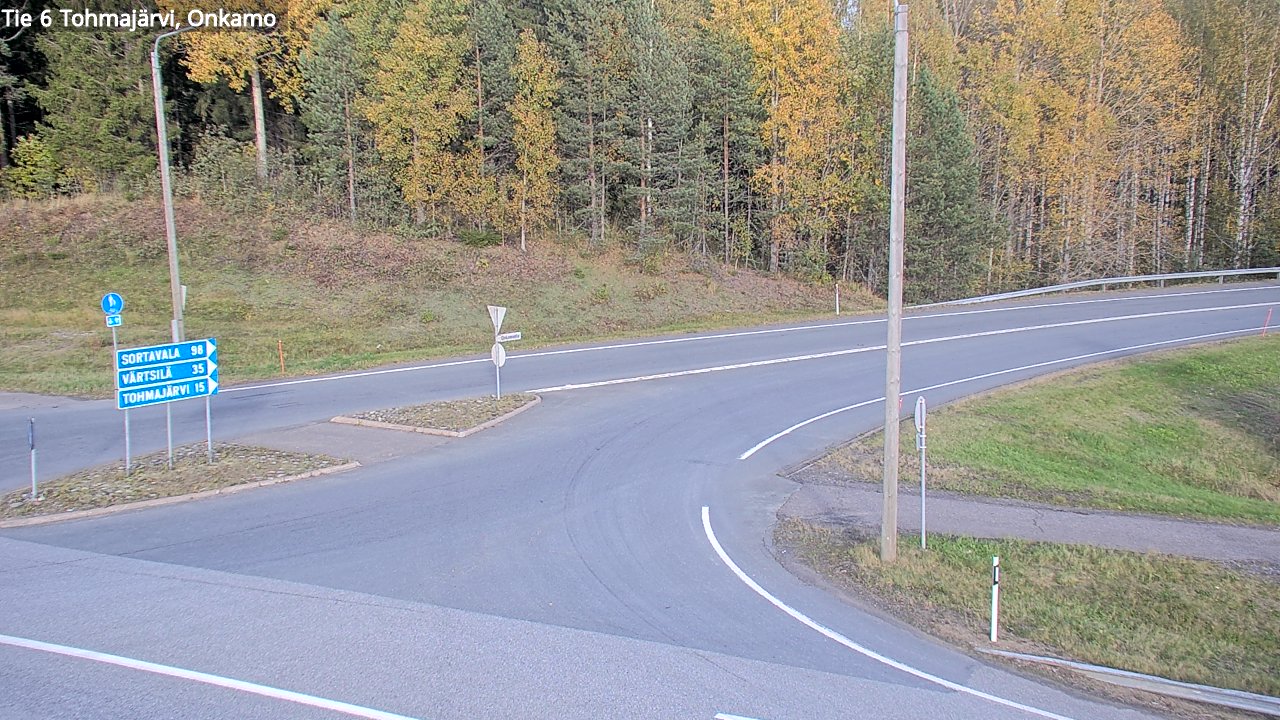 Weather Camera Image Väg 6 Tohmajärvi, Onkamo, Tohmajärvi, Pohjois-Karjala