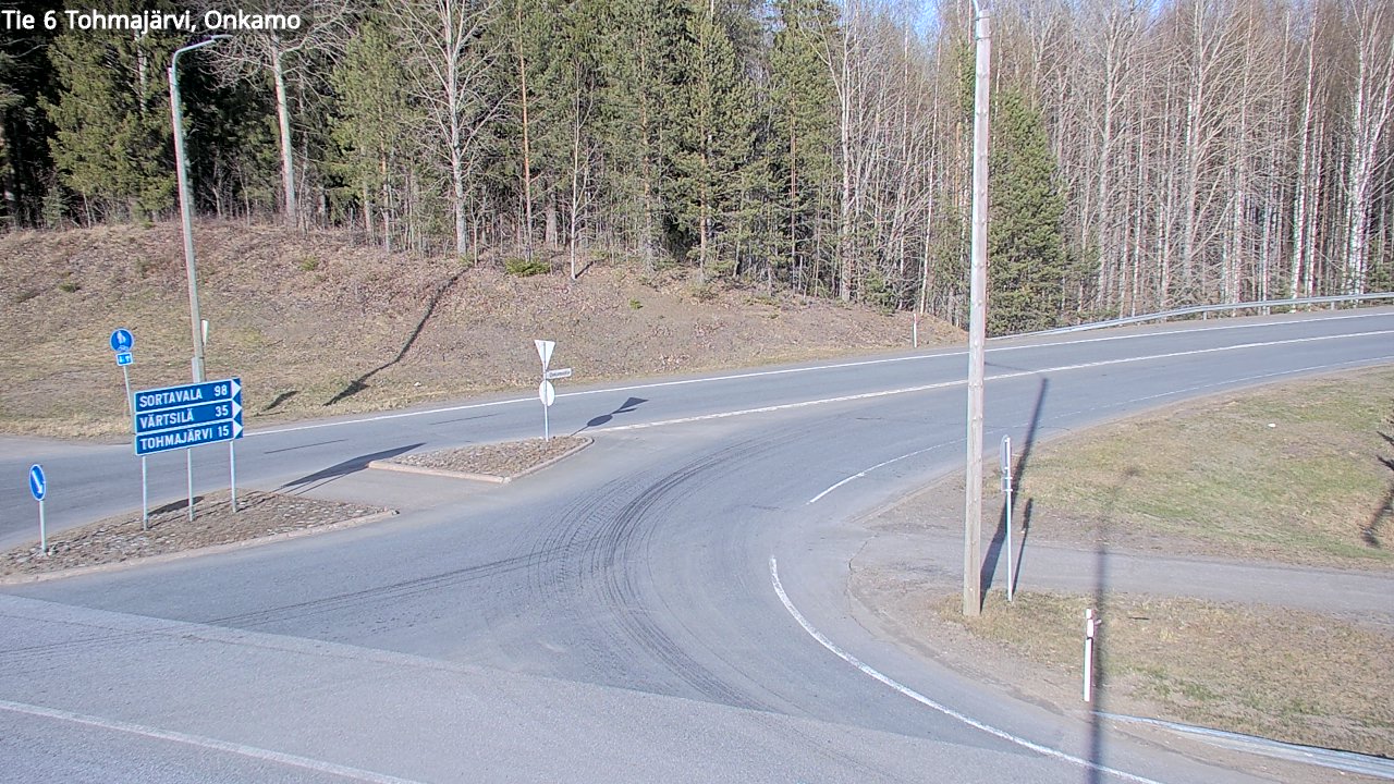 Weather Camera Image Road 6 Tohmajärvi, Onkamo, Tohmajärvi, Pohjois-Karjala