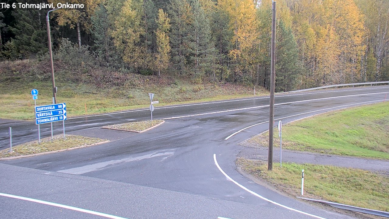 Weather Camera Image Road 6 Tohmajärvi, Onkamo, Tohmajärvi, Pohjois-Karjala