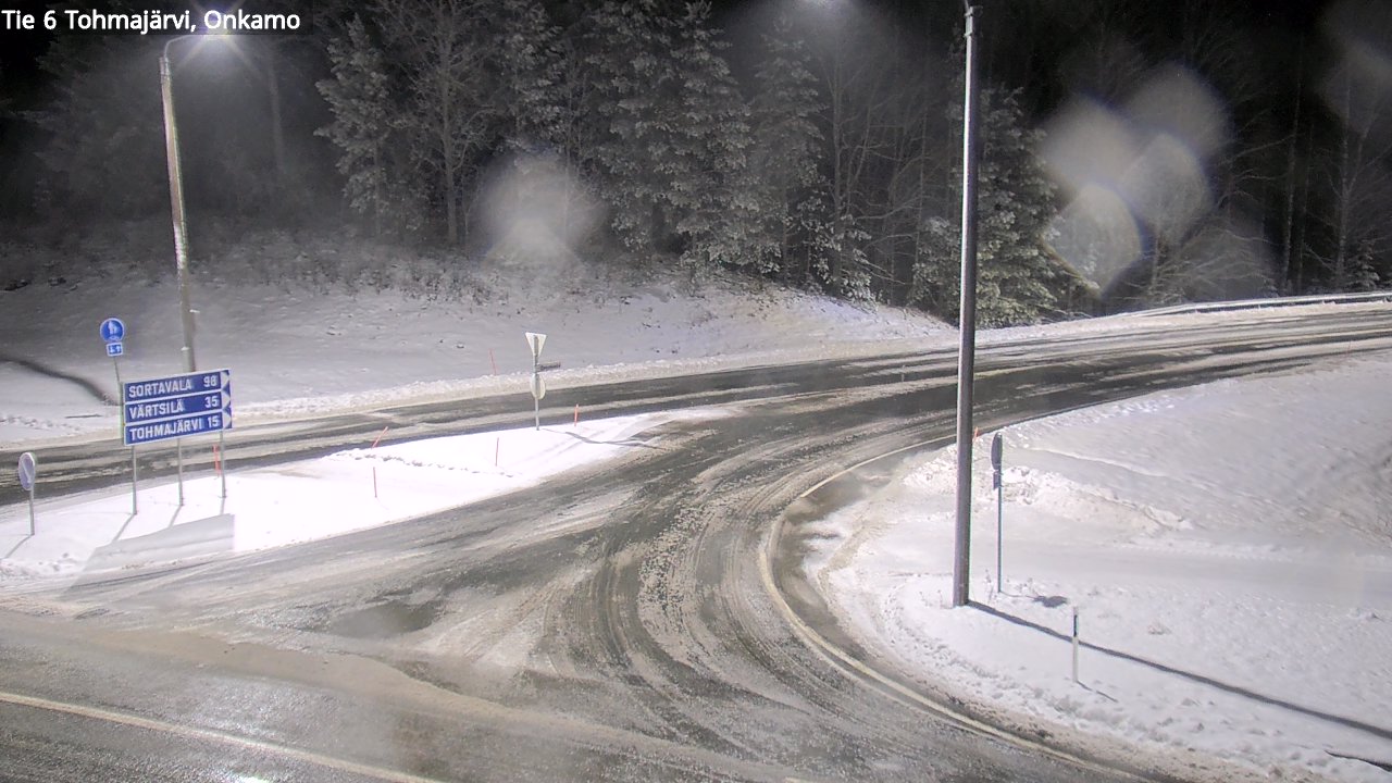 Weather Camera Image Väg 6 Tohmajärvi, Onkamo, Tohmajärvi, Pohjois-Karjala