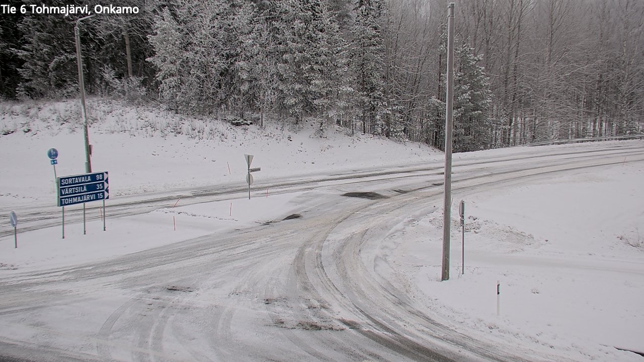 Kelikamerat Kuva Tie 6 Tohmajärvi, Onkamo, Tohmajärvi, Pohjois-Karjala