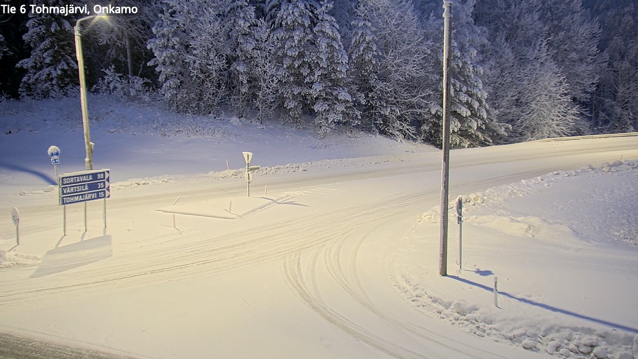 Kelikamerat Kuva Tie 6 Tohmajärvi, Onkamo, Tohmajärvi, Pohjois-Karjala