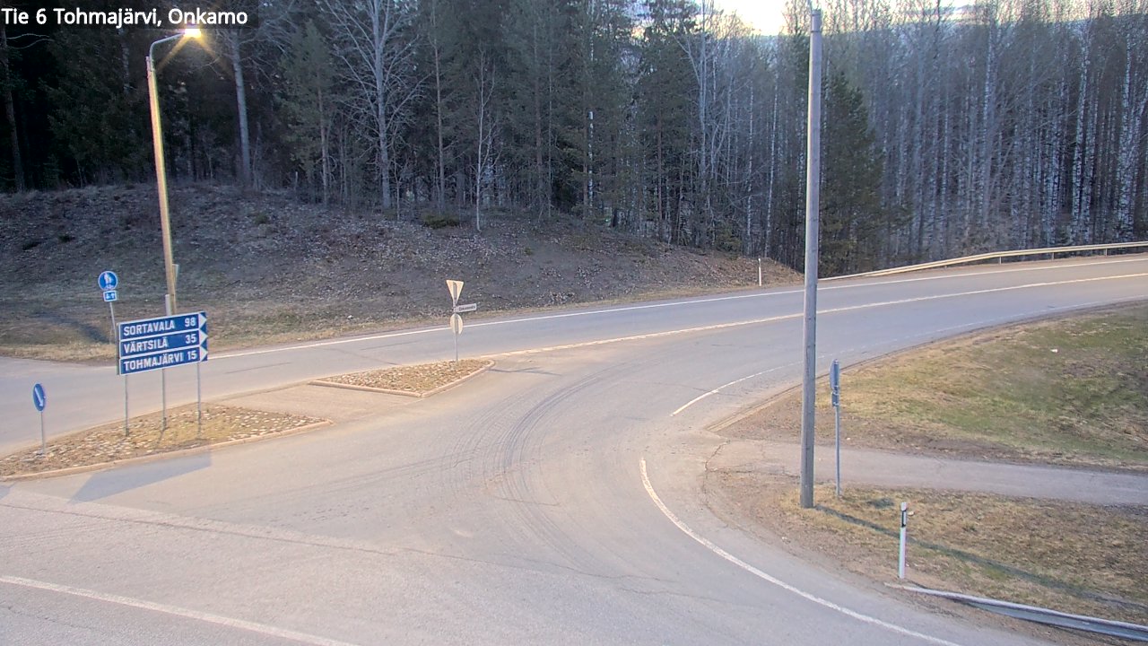 Weather Camera Image Road 6 Tohmajärvi, Onkamo, Tohmajärvi, Pohjois-Karjala