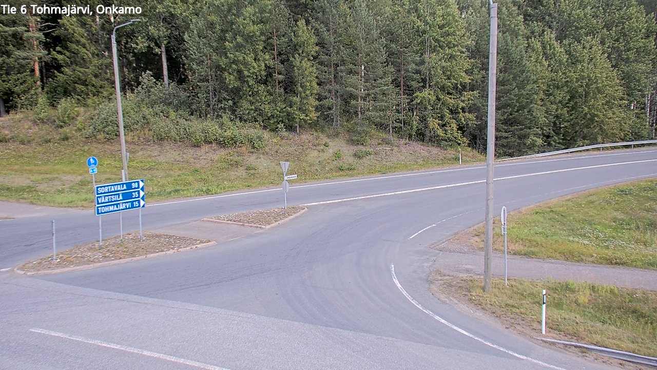 Kelikamerat Kuva Tie 6 Tohmajärvi, Onkamo, Tohmajärvi, Pohjois-Karjala