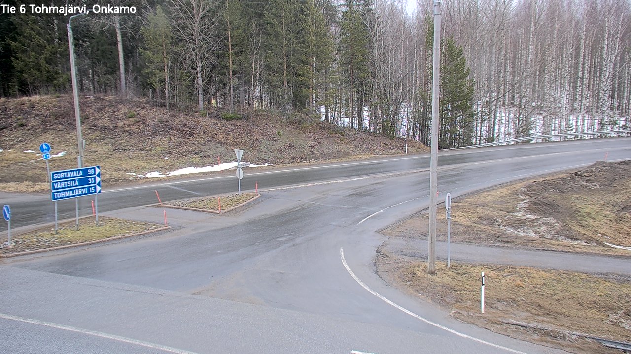 Weather Camera Image Road 6 Tohmajärvi, Onkamo, Tohmajärvi, Pohjois-Karjala