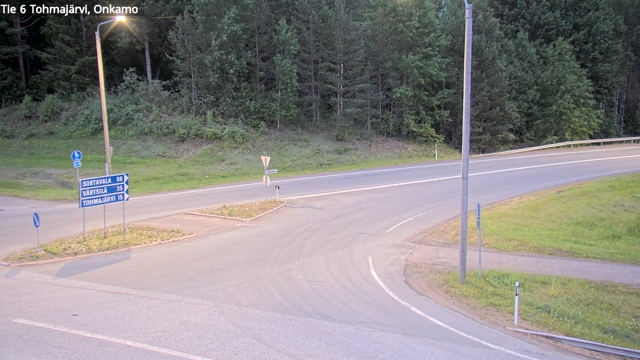 Weather Camera Image Road 6 Tohmajärvi, Onkamo, Tohmajärvi, Pohjois-Karjala