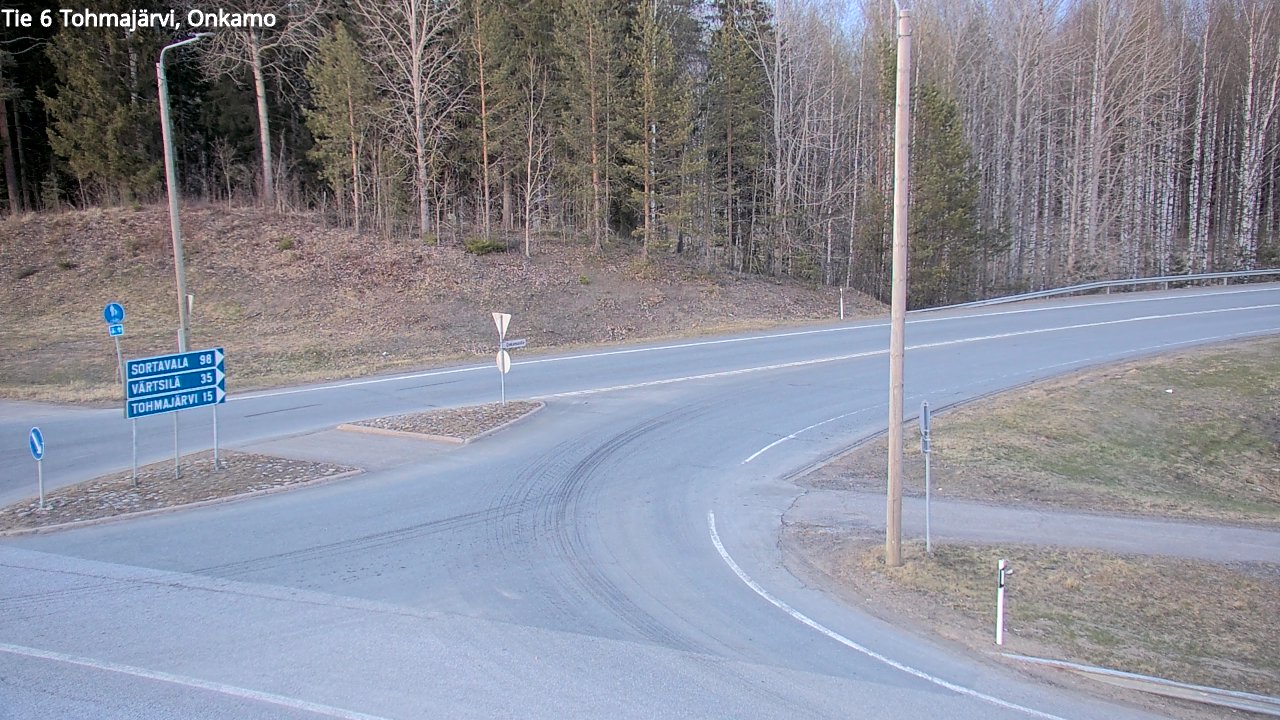 Weather Camera Image Road 6 Tohmajärvi, Onkamo, Tohmajärvi, Pohjois-Karjala