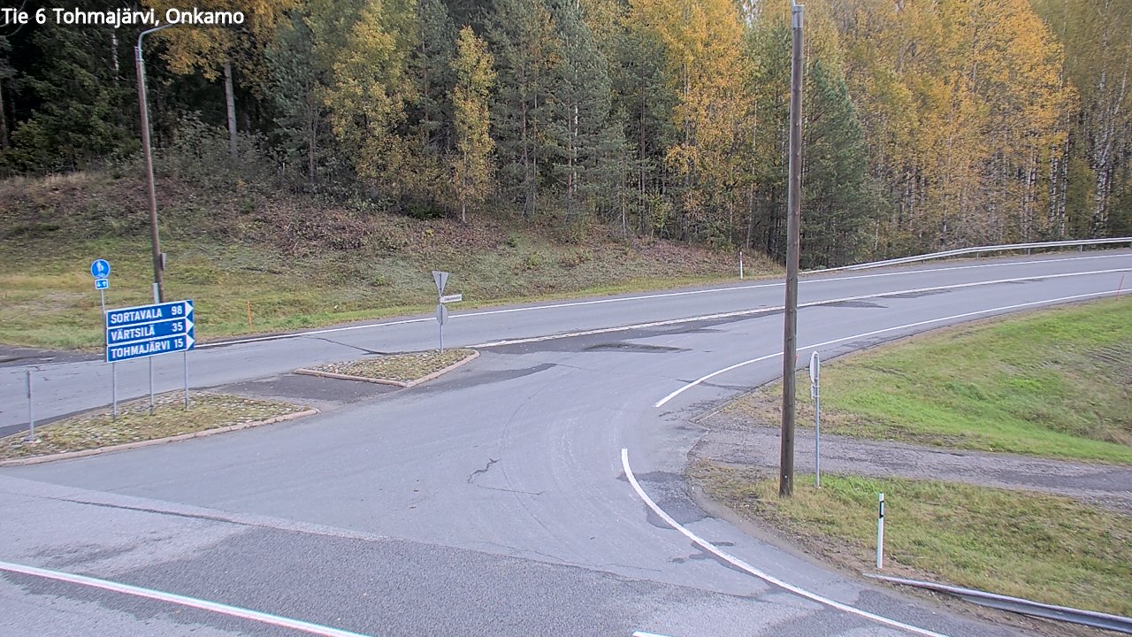 Weather Camera Image Road 6 Tohmajärvi, Onkamo, Tohmajärvi, Pohjois-Karjala