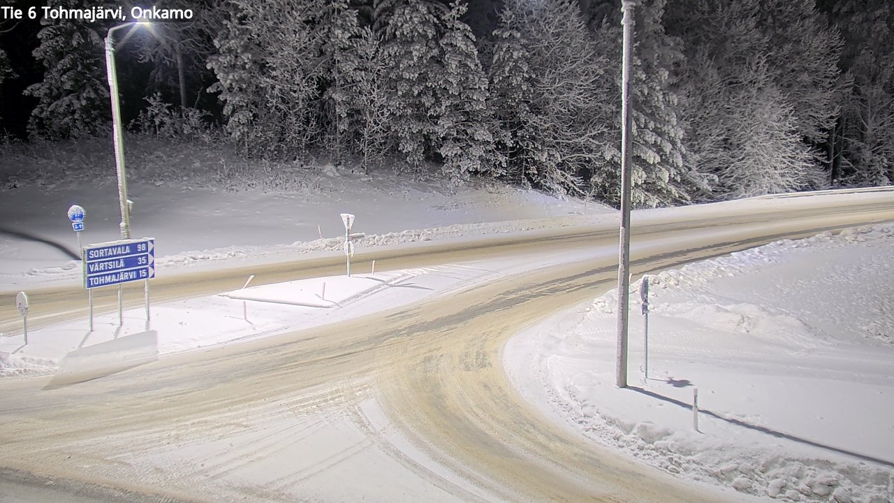 Kelikamerat Kuva Tie 6 Tohmajärvi, Onkamo, Tohmajärvi, Pohjois-Karjala