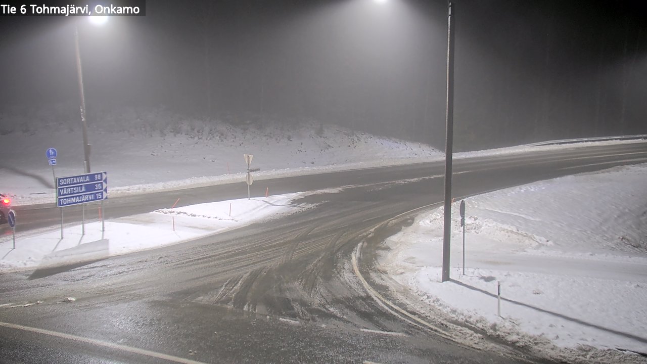 Weather Camera Image Väg 6 Tohmajärvi, Onkamo, Tohmajärvi, Pohjois-Karjala